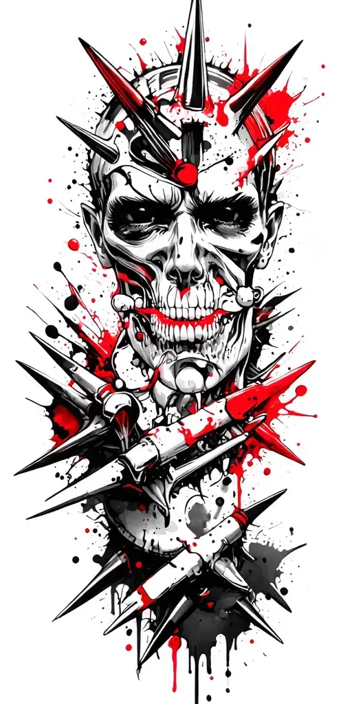 Spikes You Would See On A Metal Music