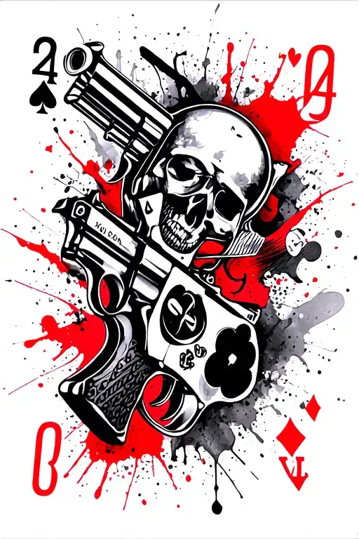 Revolver With Cards