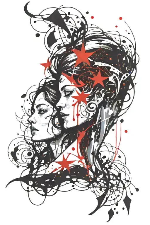 Virgo And Cancer Constellations Mother And Daughter