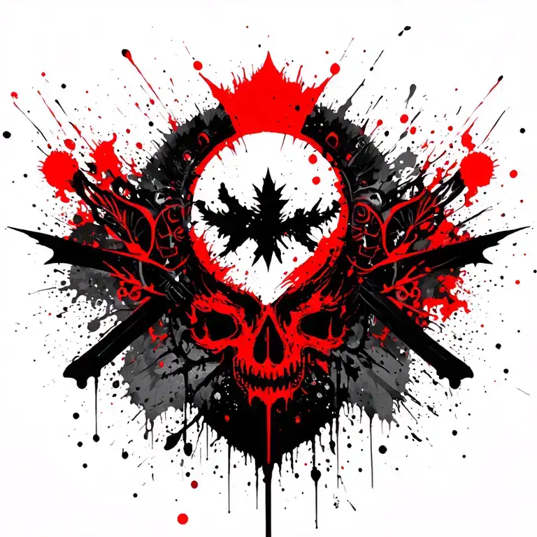 Latvian Pagan Full Back Tattoo Design