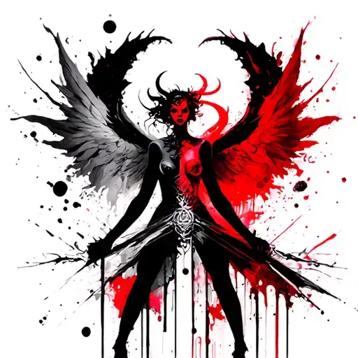 Half An Angel Half A Demon Of Libra