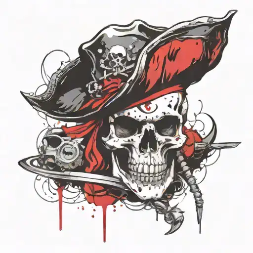 Pirate Skull With Hat