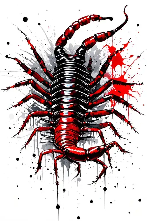 Scolopendra With Eyes Throughout