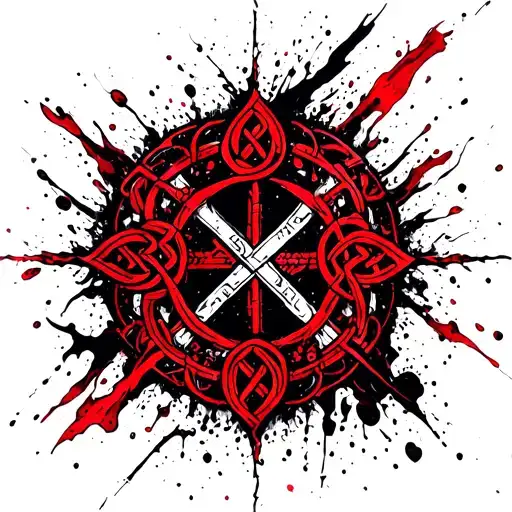 Celtic Runes Engraved