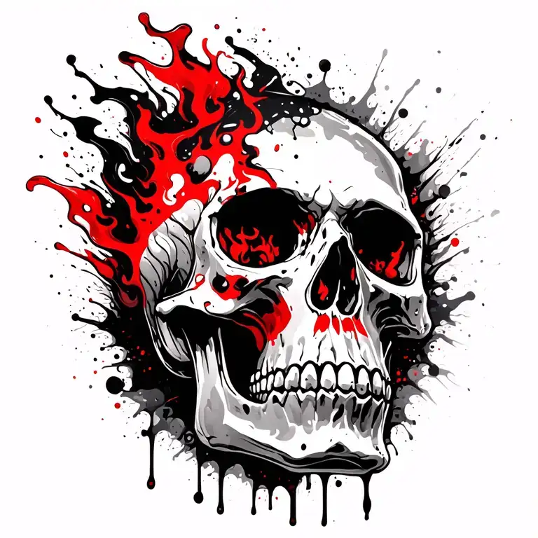 Skull On Fire