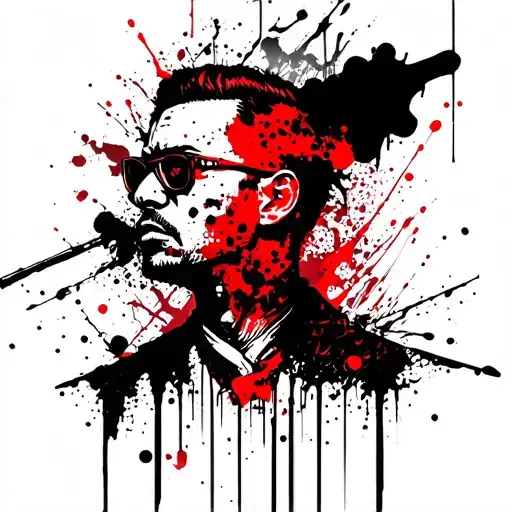 Gangster Silhouette Working