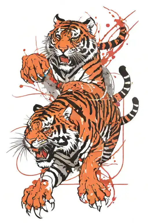 Tiger Fighting