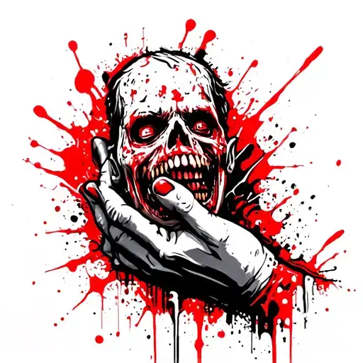 Light And Zombie Hand Holding