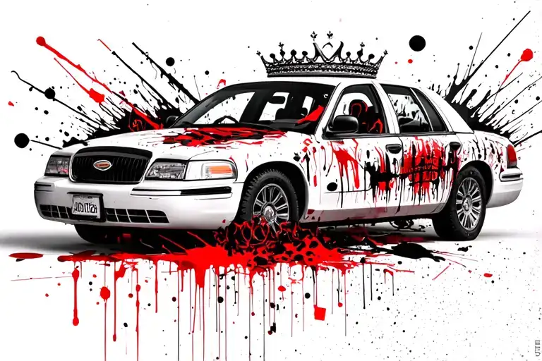 Crown Victoria P71 Destroyed