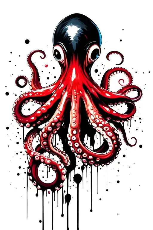 Octopus Wrapping Its Tentacles Around My Arm Sleeve