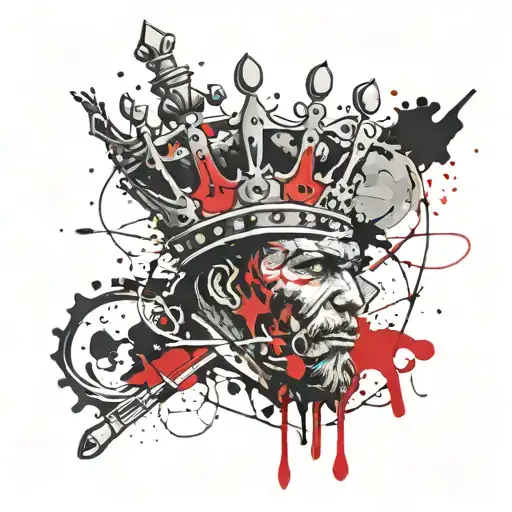 King With Crown Made