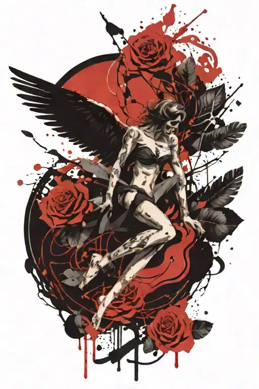 Memento Mori Angel Falling