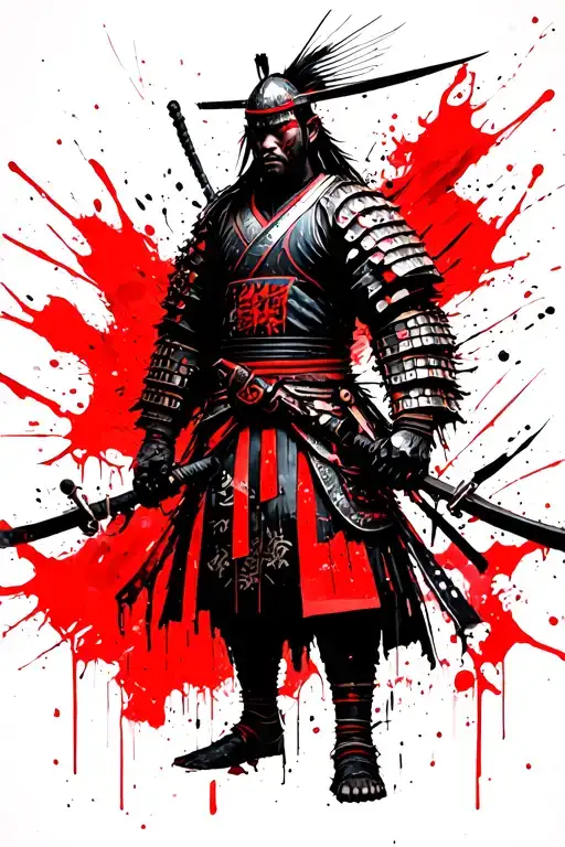 Japanese Warrior Standing