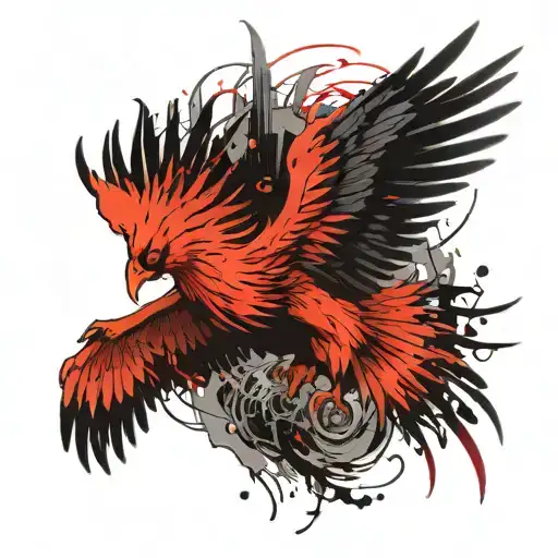 Phoenix Rising From The Ashes