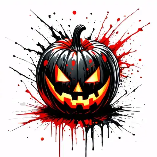 Jack O'lantern With A 13 Incorporated