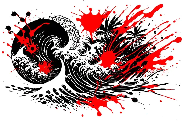 Red Yaksha Waves Jungle