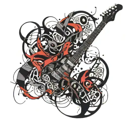 Demon Guitar Intertwined