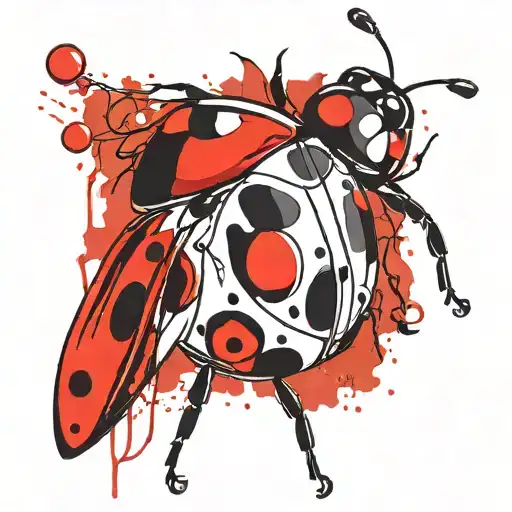 Ladybug Outline