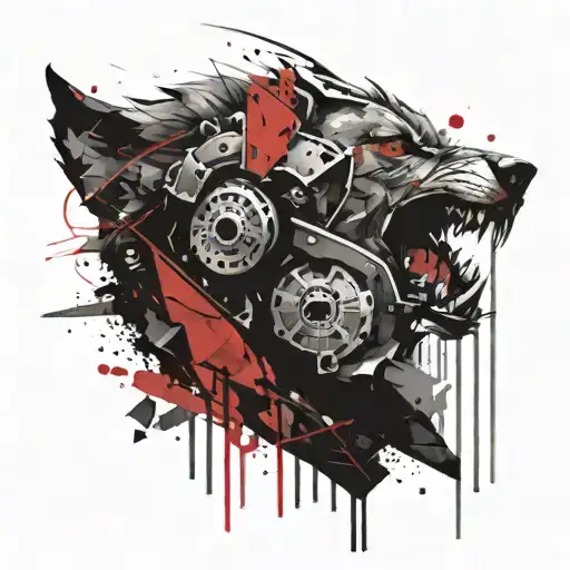 Wolf And Gladiator Helmet