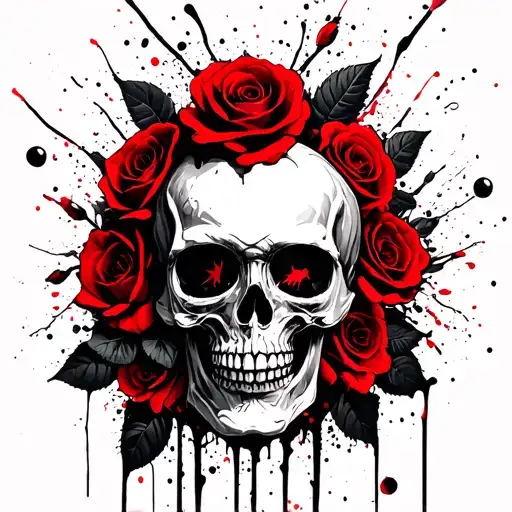 Skull Roses