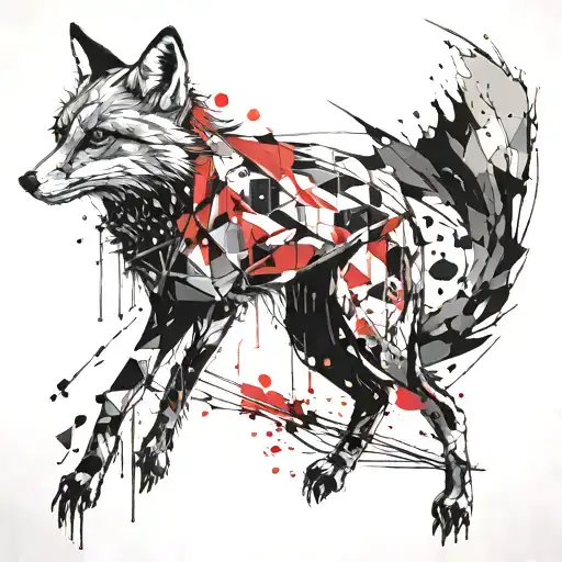 Full Length Hanging Fox