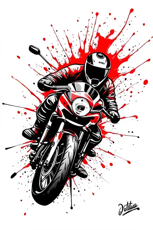 Racer Motorcycle Engine