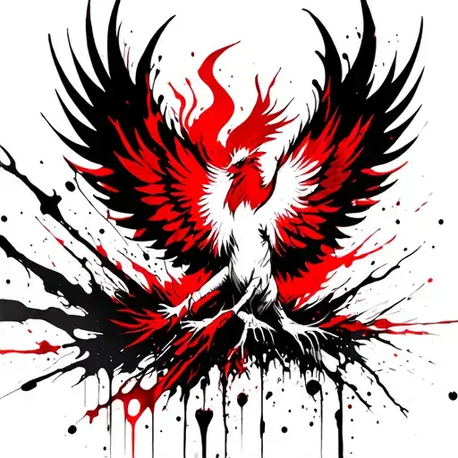 Phoenix Rising From Ashes