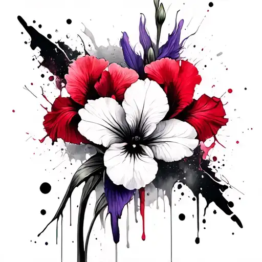 Primrose Violet Iris Flower