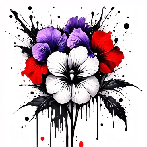 Primrose Violet Iris Flower