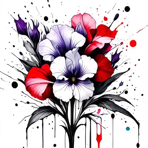 Primrose Violet Iris Flower