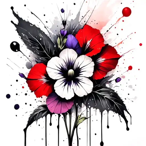 Primrose Violet Iris Flower