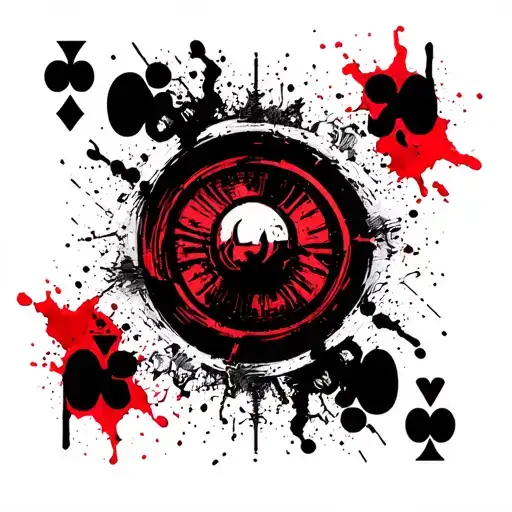 A Half -Tone Game Card Half Stove