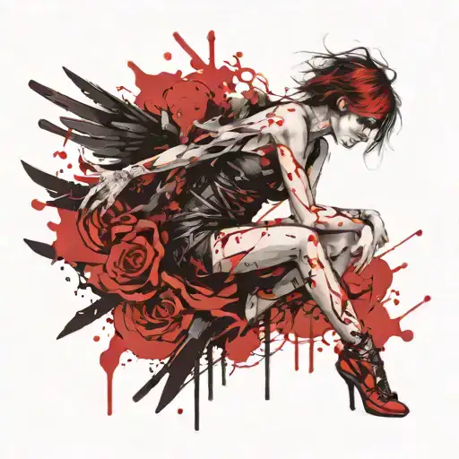 Feminine Broken Angel