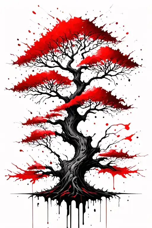 Tree Transforming From Death To Life Tree