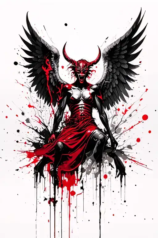 Demon With Angel Wings