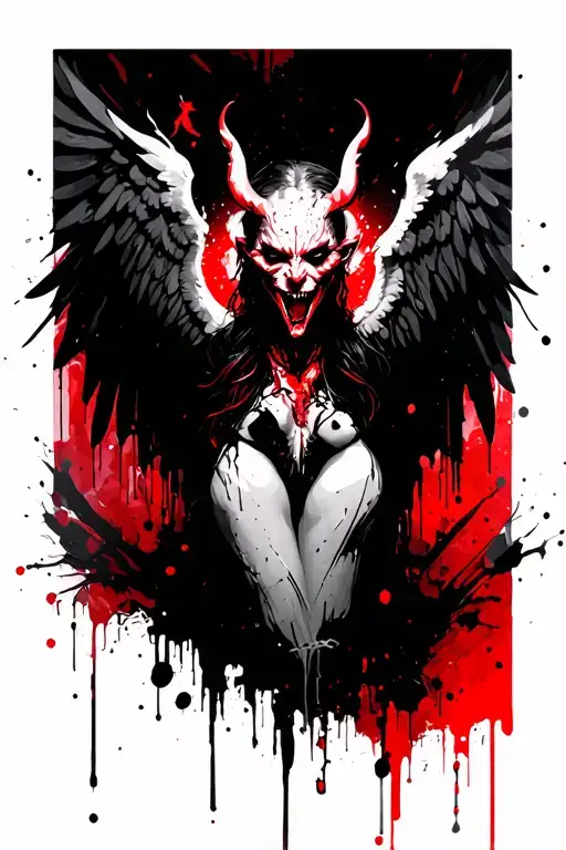 Demon With Angel Wings