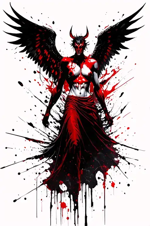 Demon With Angel Wings