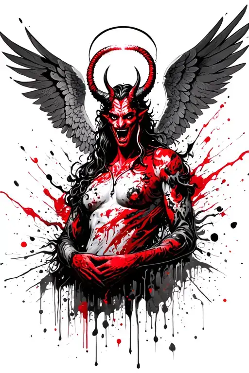 Horny Demon With Angel Halo