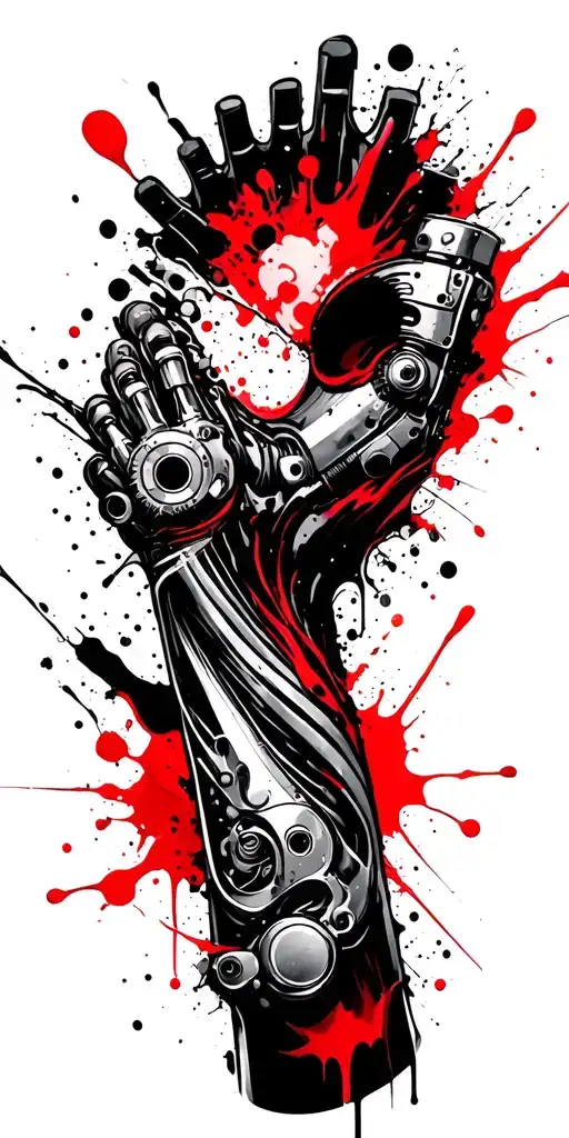 Bio Mechanical Metal Arm