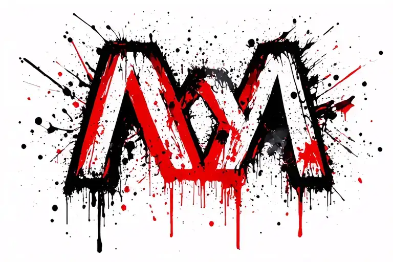 Initials M And L T To Form