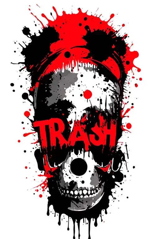 Word Tattoo Design Featuring