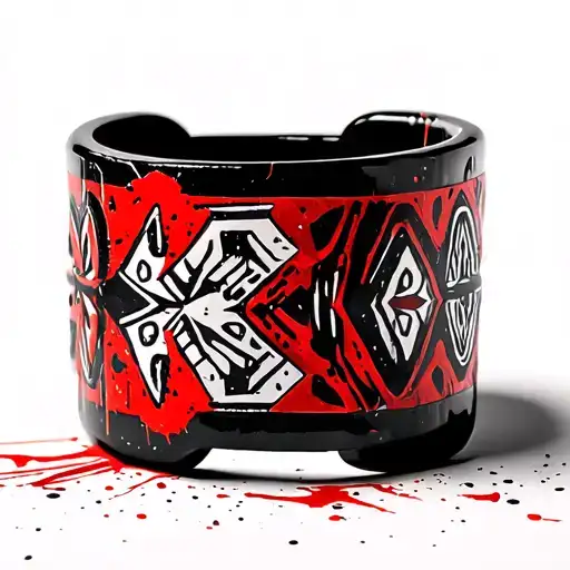 Bracelet With Tribal Symbols From The Chachapoyas Culture