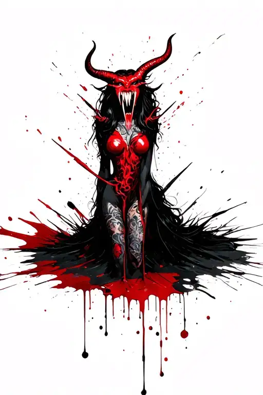 Devil Eating Out A Girl