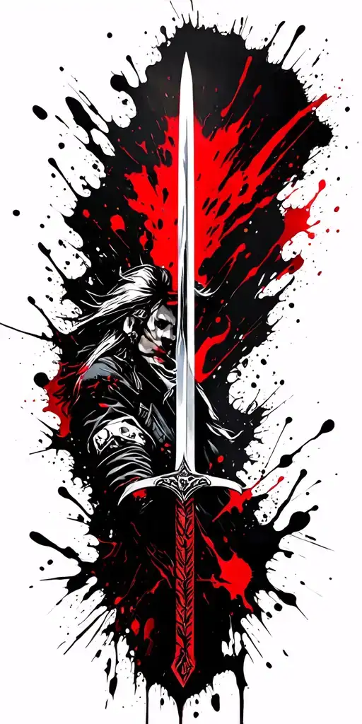 Fantasy Sword And Sorcery Style Battle Scene