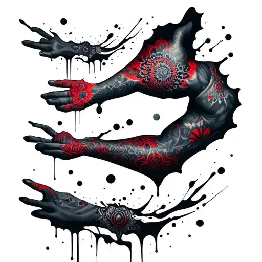 Forearm Several Mandala