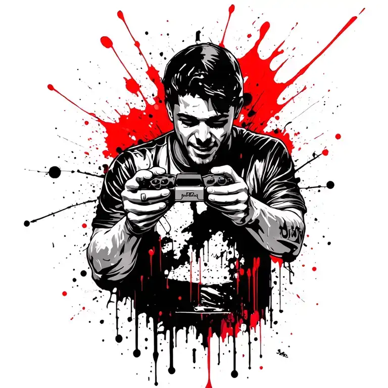 Son Playing Videogames