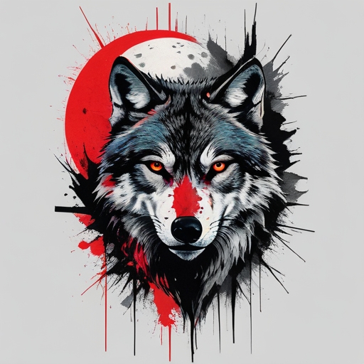 Moonlit Shadow of the Wolf