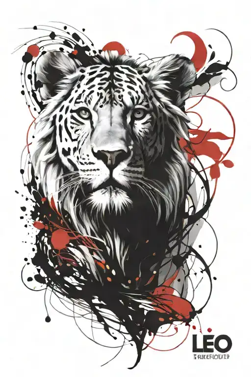 Leo Zodiac Sign For Inner Bicep