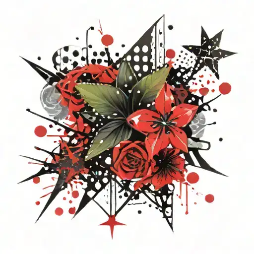 Acanto Flowers And Star