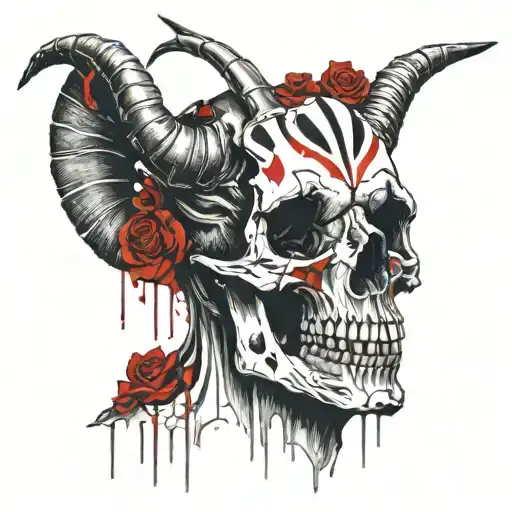 Decaying Billygoat Skeleton